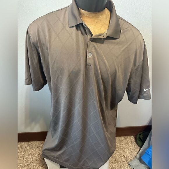 Nike Golf FitDry Mens XXL Bronze Short Sleeve Polo - Picture 1 of 7